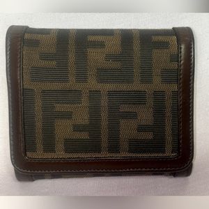 FENDI Zucca Trifold Small WALLET
